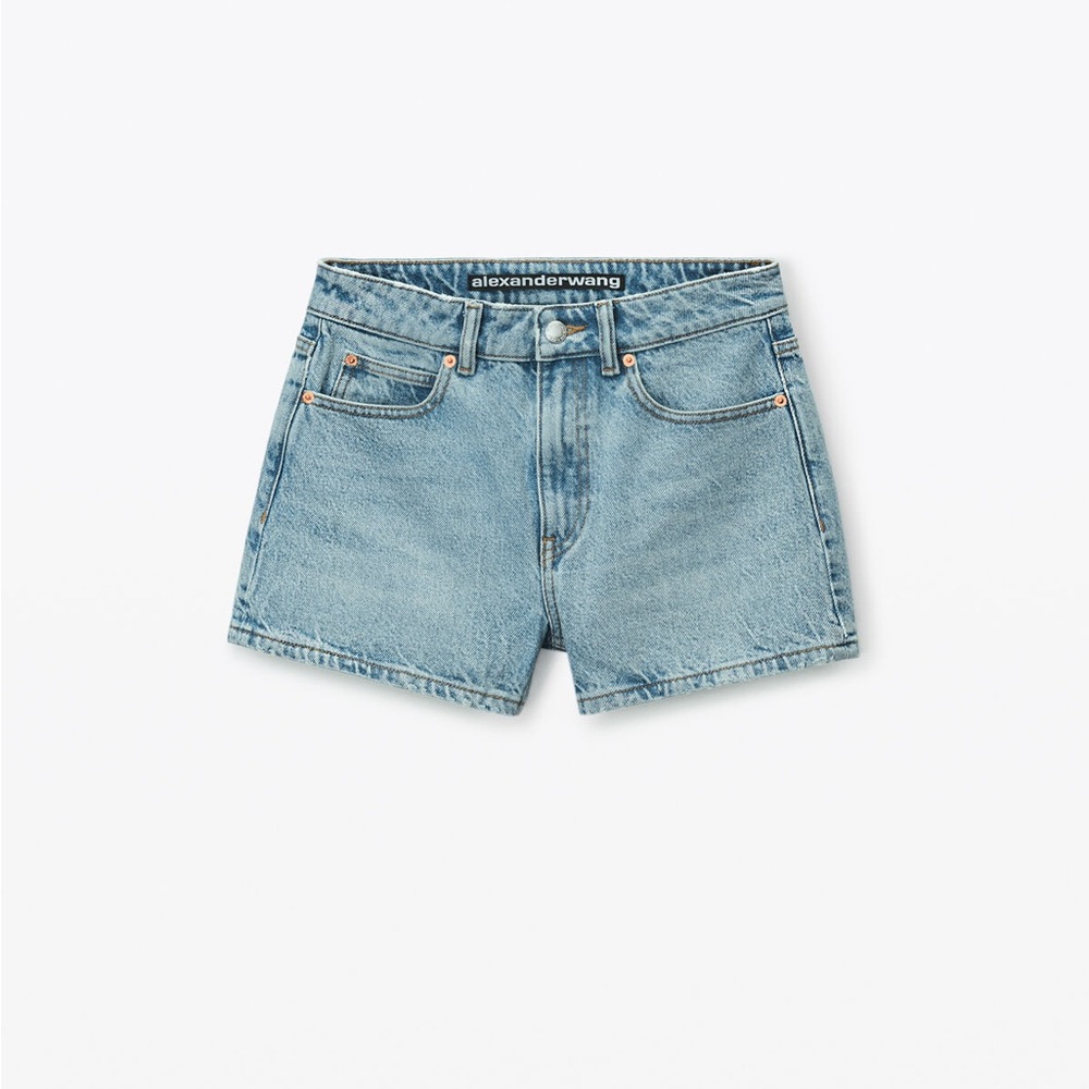 Alexander Wang Light Blue Jean Shorts